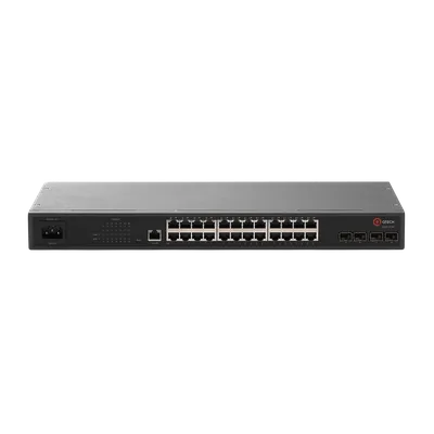 Коммутатор QTECH QSW-3750-28T-POE-AC-R, L2, 24×1GbE PoE, 4×SFP