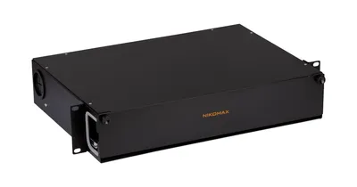 Органайзер оптический NIKOMAX NMC-OKFP-SL-2U-BK, 19", 2U, черный