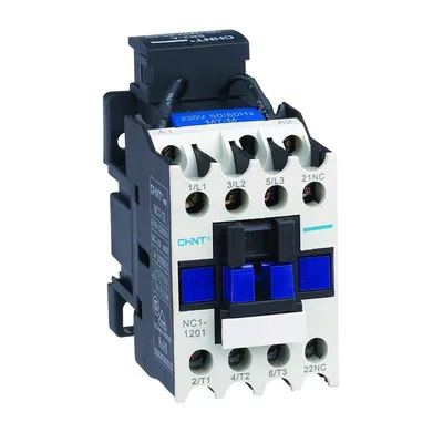 Контактор CHINT 221134, NC1-1201, 12А, AC-3, 24В AC, 1НЗ