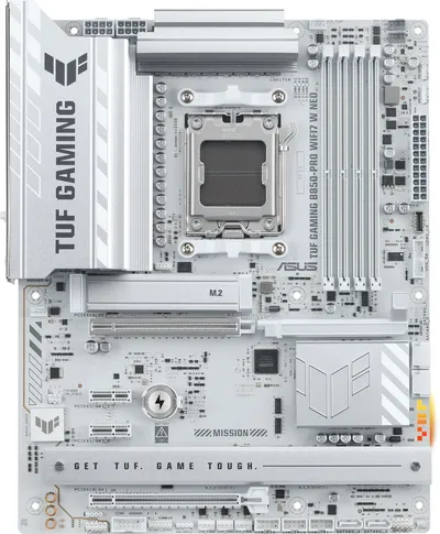 Материнская плата ASUS TUF GAMING B850-PRO WIFI7 W NEO, AM5, AMD B850, 4×DDR5, ATX