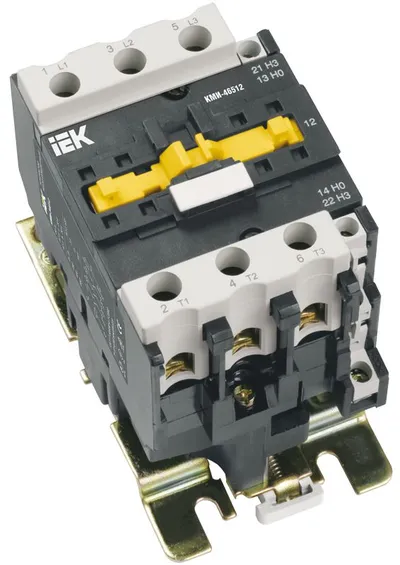 Контактор IEK КМИ-49512 (KKM41-095-110-11), 95 А, 110 В AC, 1НО+1НЗ, 3 полюса