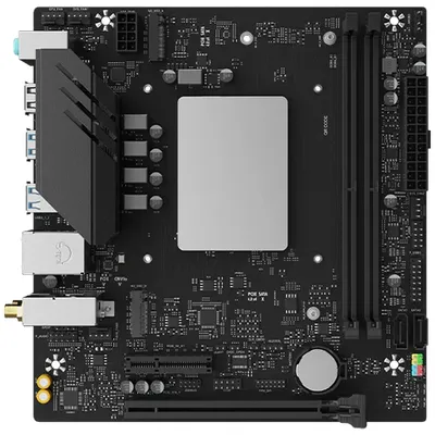 Материнская плата Maxsun MS-MoDT 230H D4 WIFI, SoC, Intel 230H SoC, 2xDDR4, 2xSATA, 1xPCIe 5.0 x16, 1xPCIe x4, 2xM.2, 1x 1Gb LAN, 4xUSB 3.2 Gen2, 6xUSB 2.0, 3x3.5 мм, 7.1, microATX