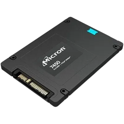 SSD Micron 7450 PRO MTFDKCC960TFR-1BC15ABYY, 960 ГБ, U.3 2.5" 15 мм, NVMe PCIe 4.0 x4, 3D TLC
