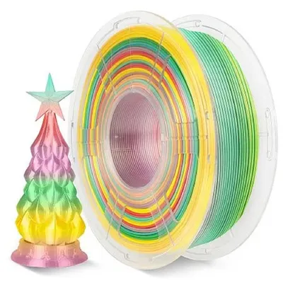 Филамент NV Print Silk PLA+ Rainbow 01, 1,75 мм, 1 кг, 330 м