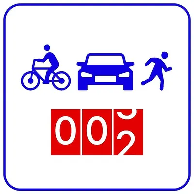 Счетчик объектов TRASSIR Neuro Counter, нейросетевой, люди/авто/велосипеды