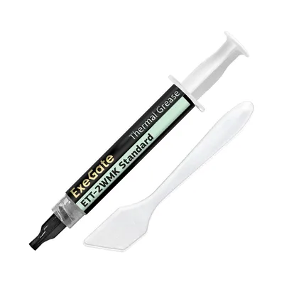 Термопаста ExeGate ETT-2WMK Standard, 1.5 г, 1.63 Вт/(м·К), шприц