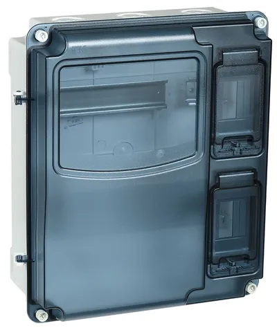 Щиток IEK MSP3-N-06-66-L, KREPTA, 6 модулей, IP66, навесной
