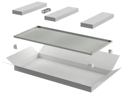 Дверь металлическая ITK LINEA E LE35-47U6X-DM, 600 мм, 47U, RAL 7035