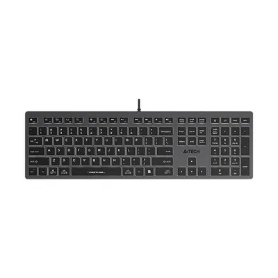 Клавиатура A4Tech Fstyler FX60H, проводная USB, 104 клавиши, русская раскладка, серая
