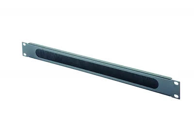 Щеточный ввод Eurolan 25B-1U-21BL, 19", 1U, чёрный