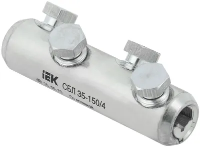 Соединитель болтовой IEK UCB11-035-150-04-35-1 СБЛ 35-150/4, луженый, 35 кВ