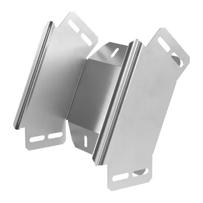 Угол Промрукав PR16.2995, внешний 90°, INOX AISI 304, 200×80
