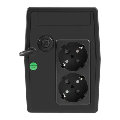 ИБП ExeGate Power NB-800.LED.AVR.2SH, 800 ВА/480 Вт, AVR, 2×Schuko, батарея 12 В 9 А·ч