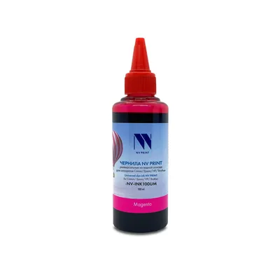Чернила NV Print NV-INK100UM, пурпурные, водорастворимые, 100 мл, для струйной печати