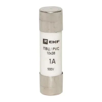 Вставка плавкая EKF pvc-10x38-1, 10x38, 1А