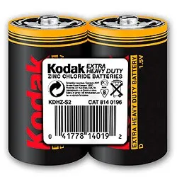 Kodak R20-2S Super Heavy Duty Zinc [Kdhz 2S] (24/144/5616) (2 шт. в уп-ке)