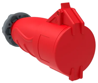 Розетка CEE IEK PSN22-032-4 (ССИ-224), 32 А, 380–415 В, 3P+E, 6ч, IP44
