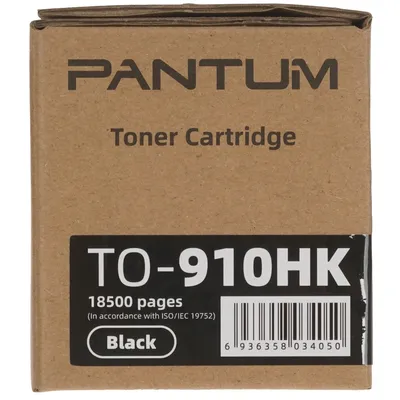 Тонер-картридж PANTUM CTO-910HK, чёрный, 18 500 страниц