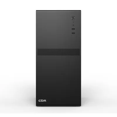 Корпус CBR PCC-MATX-V201-550W, mATX Minitower, БП 550 Вт, черный