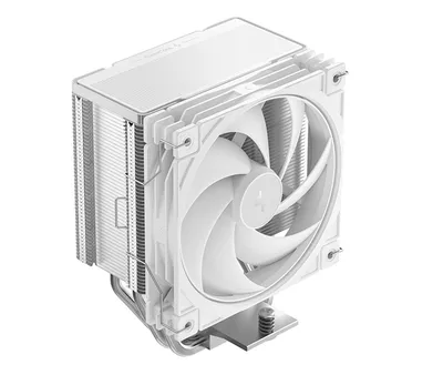 Кулер для процессора Deepcool AG600 WH, TDP 270 Вт, PWM, вентилятор 120 мм, 6 тепловых трубок, белый