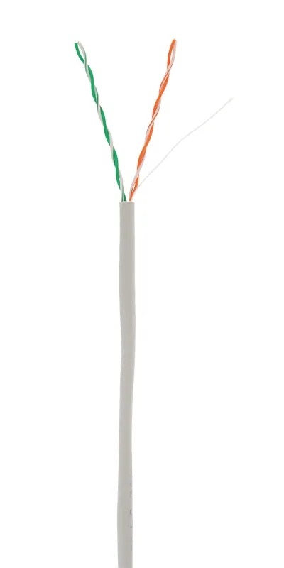 Кабель NETLAN UEC-UU002-5-PVC-GY-5, U/UTP, Cat.5, 2 пары, PVC