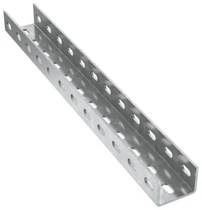 Профиль перфорированный IEK CLM51D-PP-50-70-25-40-HDZ, 50×70×2500 мм, 4,0 мм, HDZ