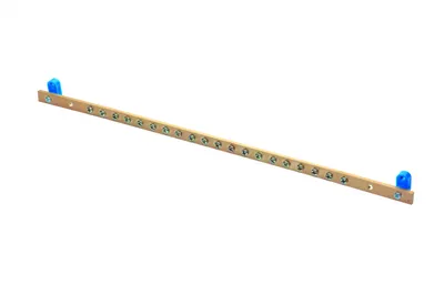 Шина заземления Eurolan 60A-14-11GR, 19", 20 точек, 200А