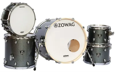Ударная установка ZOWAG Z5-FUSION SPK BUS, серия FUSION, 5 барабанов, Blue Sparkle