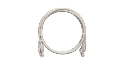 Патч-корд NETLAN EC-PC4UD55B-003-GY-10, кат.5e, 0.3м, RJ45, 10шт