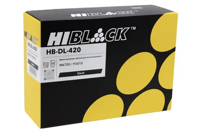 Фотобарабан Hi-Black HB-DL-420, черный