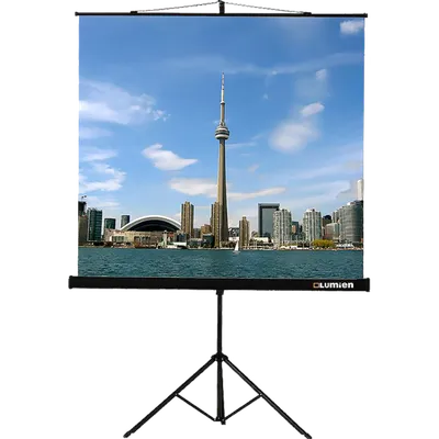 Экран на треноге Lumien Eco View LEV-100116, 67" 120×120 см, 1:1, матовый