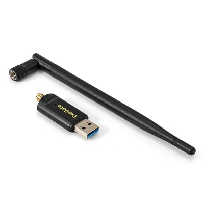 Сетевой адаптер ExeGate EDWA-186-AC1300-2 (EX299655RUS), Wi-Fi 5, 2.4/5 ГГц, USB 3.0