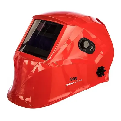 Маска сварочная FUBAG 38073 OPTIMA 9.13 RED, хамелеон, 4/9–13 DIN