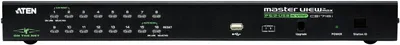 KVM-переключатель ATEN CS1716i, 16 портов, 1U, PS/2-USB, IP