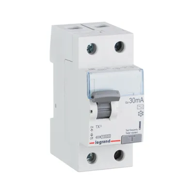 Выключатель дифференциального тока IEK 403002, 2П, 63 А, тип AC, 30 мА, 2 модуля