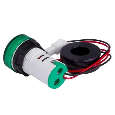 Индикатор тока/напряжения EKF ed16-22avd-g, 100А, зеленый