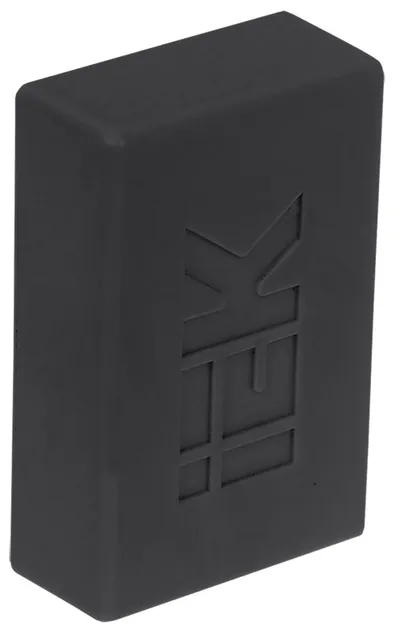 Заглушка для кабель-канала IEK ELECOR КМЗ 40х25, чёрная, 4 шт/компл