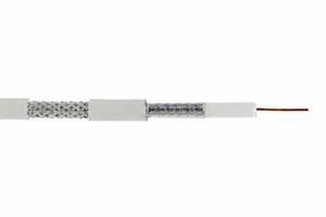Кабель коаксиальный NETLAN UEC-C2-32123A-WT-3, RG-6, 75 Ом, PVC