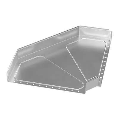 Угол Промрукав PR16.3514, гориз. 90°, INOX AISI 304, 600×100