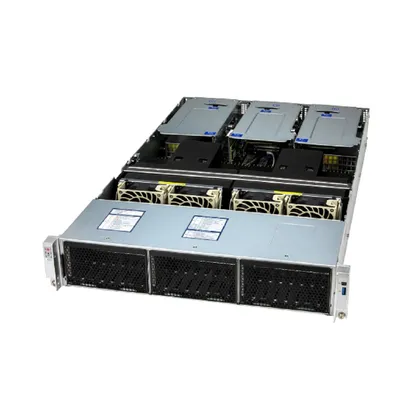 Сервер Supermicro SYS-222C-TN, 2U CloudDC, 24 отсека 2.5" NVMe/SATA/SAS, PCIe 5.0