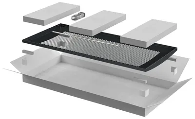 Дверь перфорированная ITK LN05-18U6X-DP для шкафа LINEA N, 18U, 600 мм, чёрная