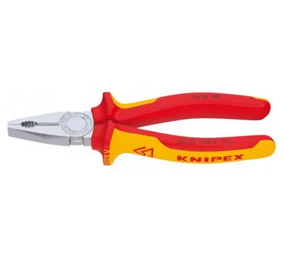 Плоскогубцы комбинированные Knipex KN-0306200, VDE 1000 В, 200 мм, сталь