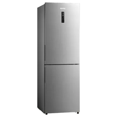 Холодильник Korting KNFC 61811 X, 320 л, NoFrost, нержавеющая сталь