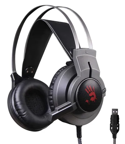 Наушники A4Tech Bloody G437, проводные, USB, микрофон