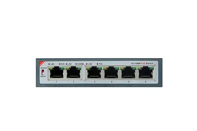 Коммутатор BAS-IP SH-20.4, PoE, 4 порта