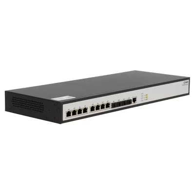 Коммутатор SNR SNR-S5310X-8TX-DC, управляемый L2+, 8×10GBASE-T, 4×SFP+