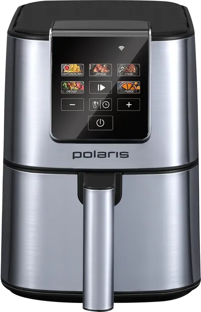 Аэрогриль POLARIS PAF 4001, 4 л, 1500 Вт, сенсорное управление, Wi-Fi