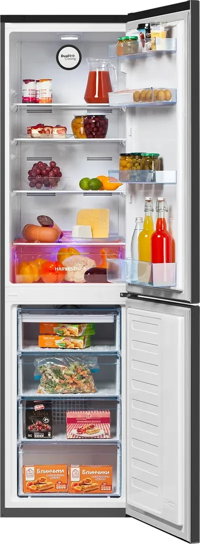 Холодильник Beko 7383810004, B3R0CNK332HX, 335л, NoFrost, нерж. сталь