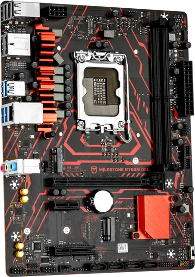 Материнская плата Maxsun MS-Milestone B760M D5L V2, LGA1700, Intel B760, 2xDDR5, mATX