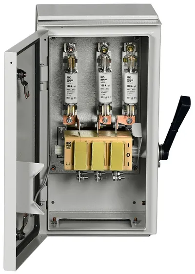 Ящик с рубильником IEK YARP-100-2-54 (ЯРП-100А), 100 А, 2 направления, IP54